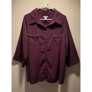 Burgundy Blouse